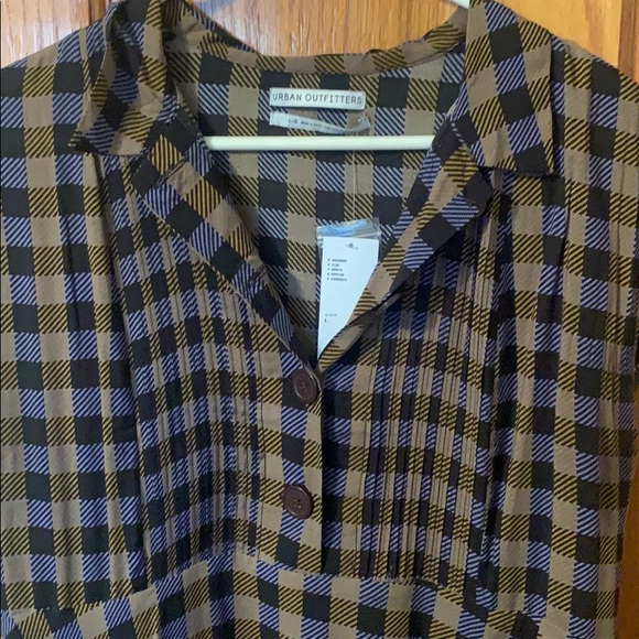 Urban Outfitters Dresses | Urban Outfitters Checkered Dress L | Poshmark
